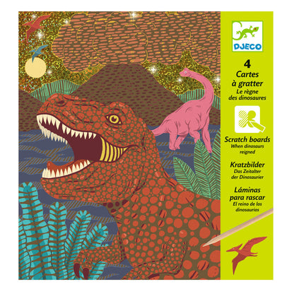 Djeco skrapekort, Dino