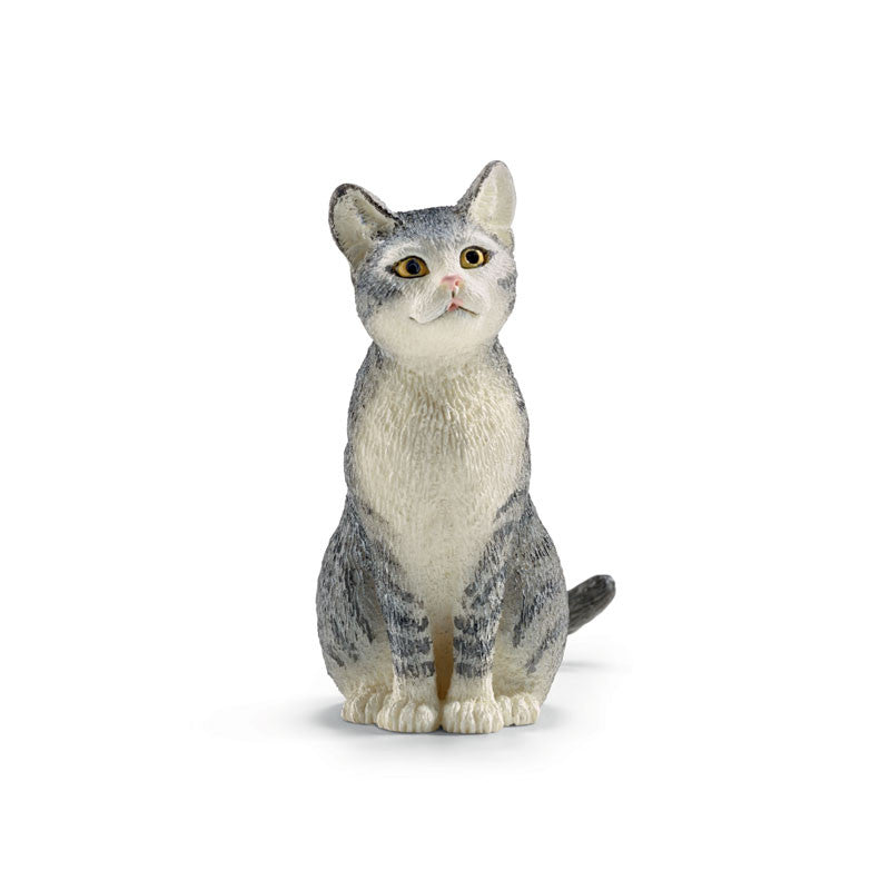Schleich katt, sittende