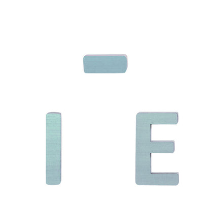 Bokstaver i tre,  A - Å - pastell gutt