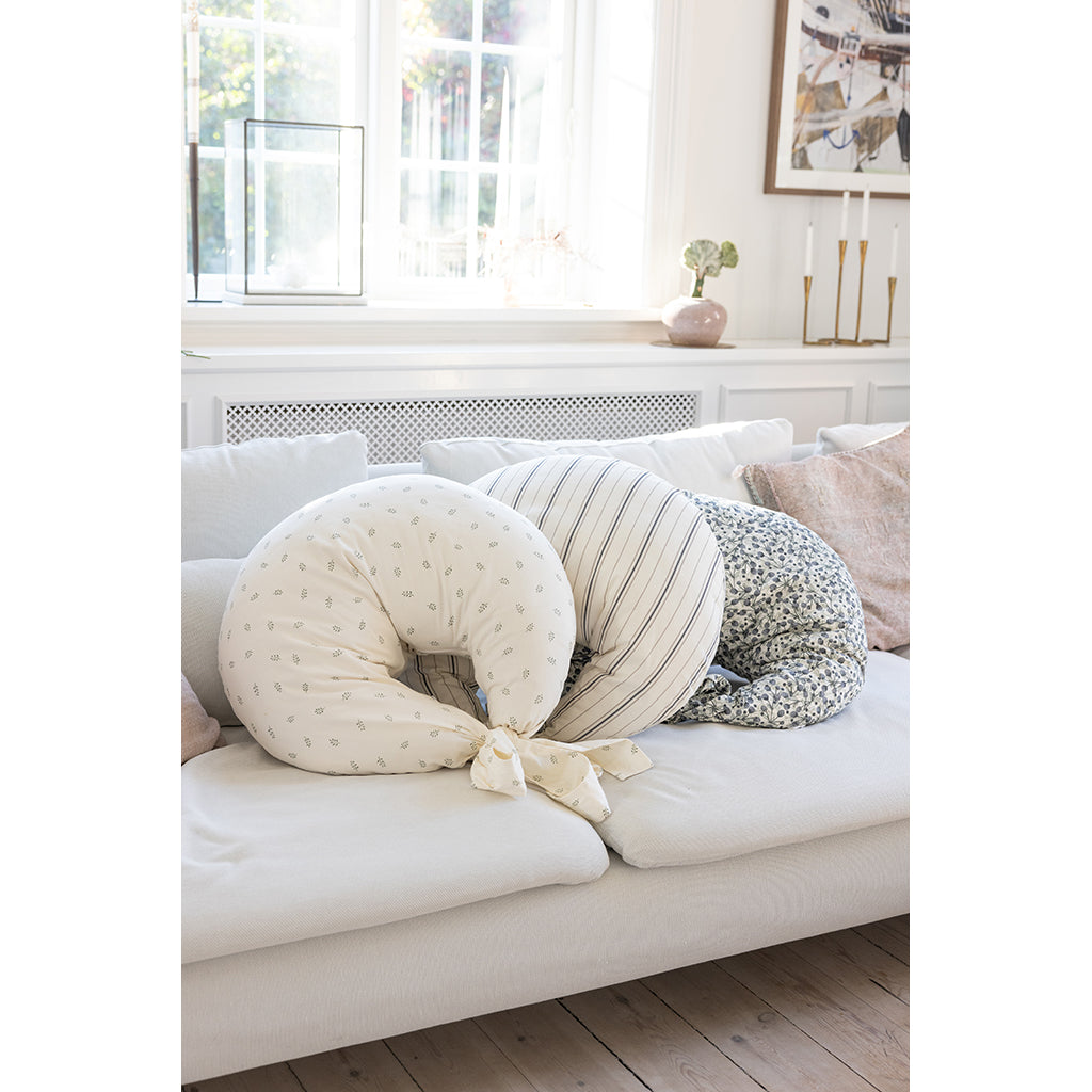 Sebra Ammepute, økologisk bomull - Cream stripe