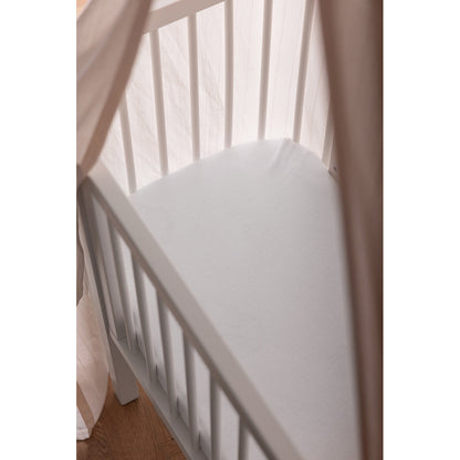 Sebra Jersey stretchlaken for Sebra Bedside Crib, 40 x 85 cm