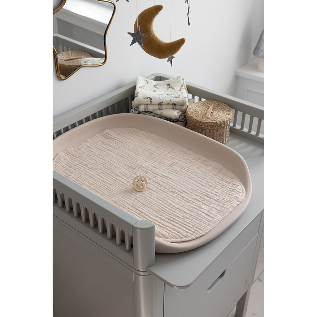 Sebra Stelleunderlag 6-lag, 2 stk. - Muslin rose