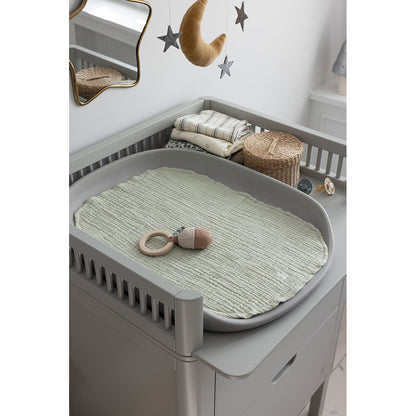 Sebra stelleunderlag 6-lag, 2 stk. - Muslin green