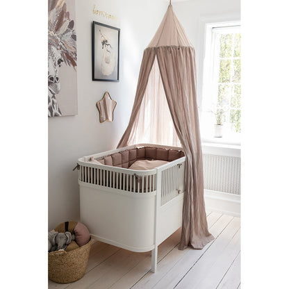 Sebra Sengehimmel, dobbyvevd - Jetty Beige