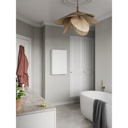 Sebra Vegghengt stellebord i tre, Classic white