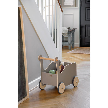 Sebra gåvogn i tre, Jetty beige