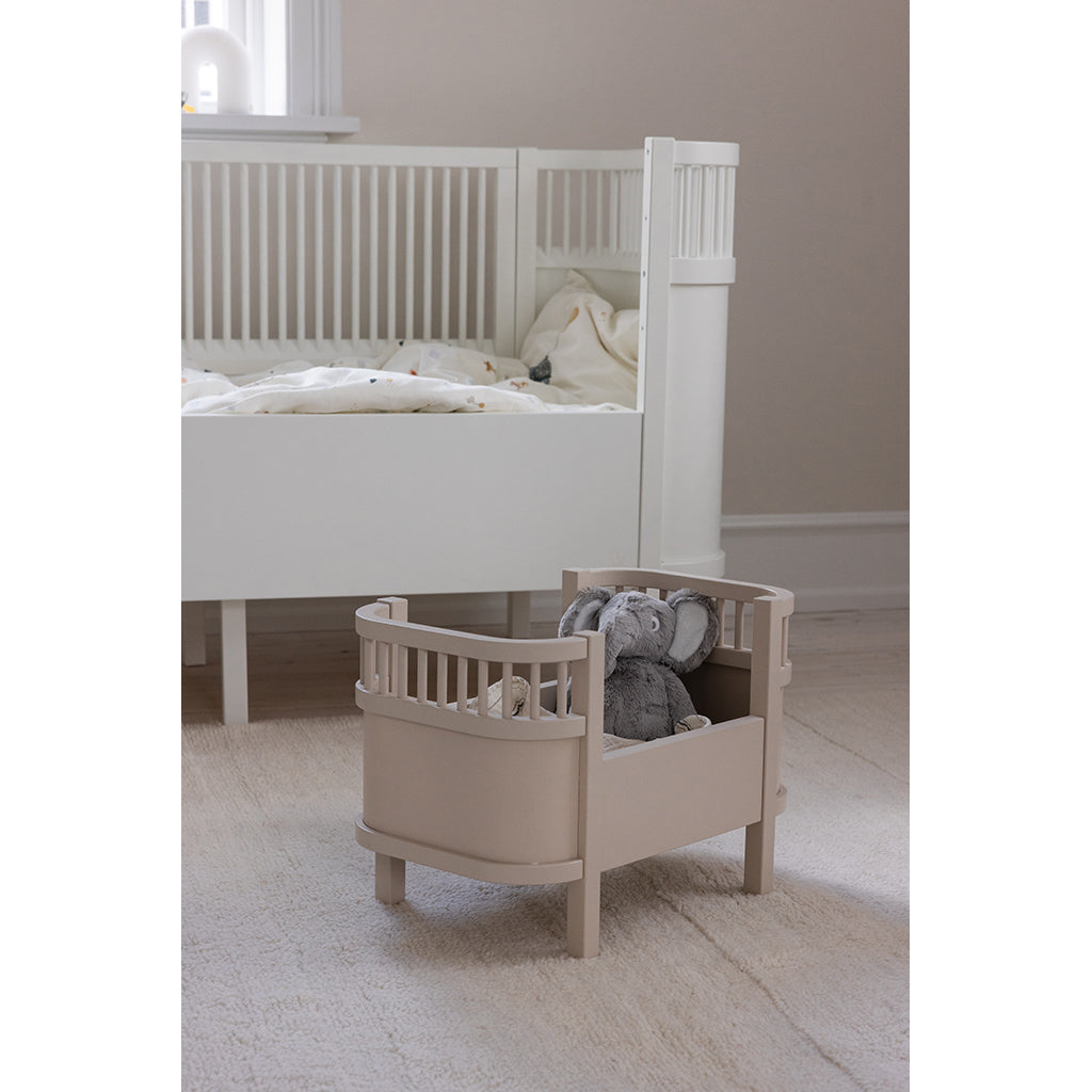 Sebra dukkesengen + madrass, Birchbark Rose