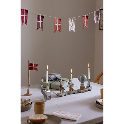 Sebra Flaggirlander, Bursdagslenke med tall 0-9