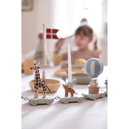 Sebra bursdagsbordflagg, tre