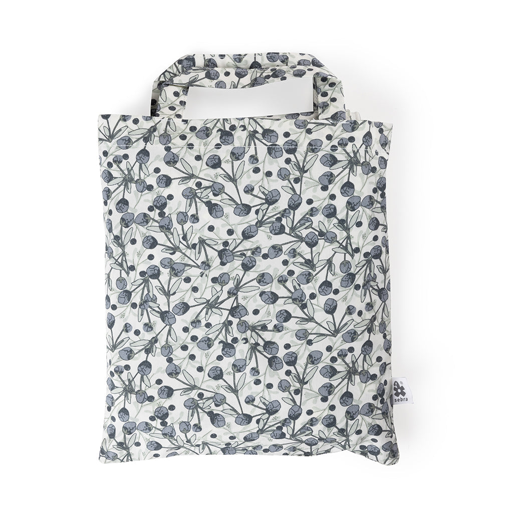 Sebra babysengetøy, økologisk -  Blue Olive