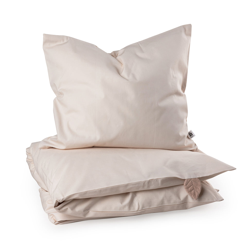 Sebra Juniorsengetøy, økologisk - Birchbark Rose