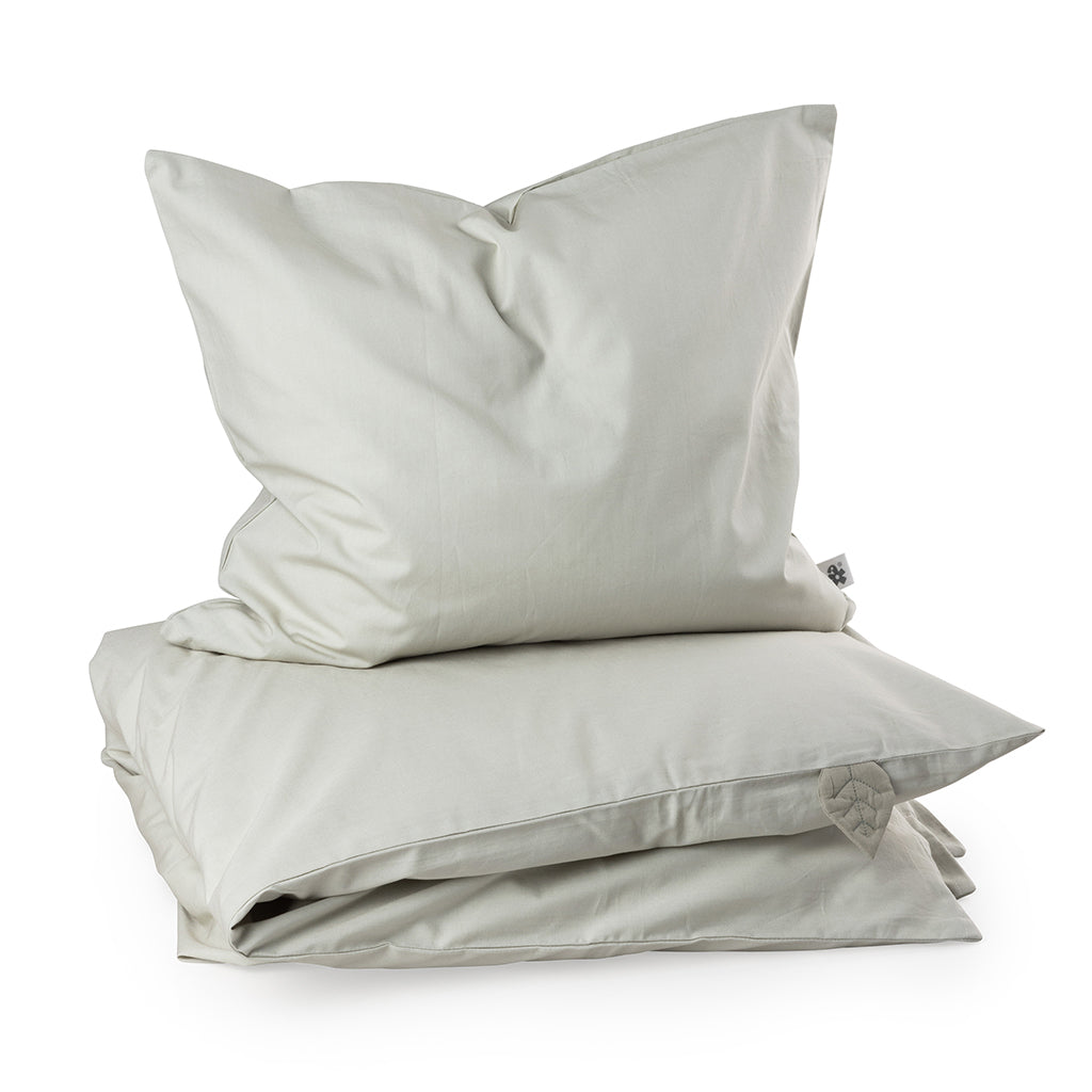 Sebra Juniorsengetøy, økologisk - Mist Green