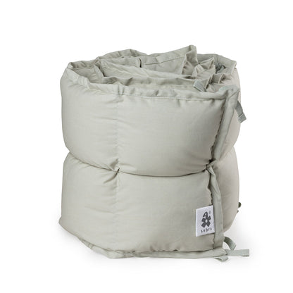 Sebra sengerand, halv længde, mist green