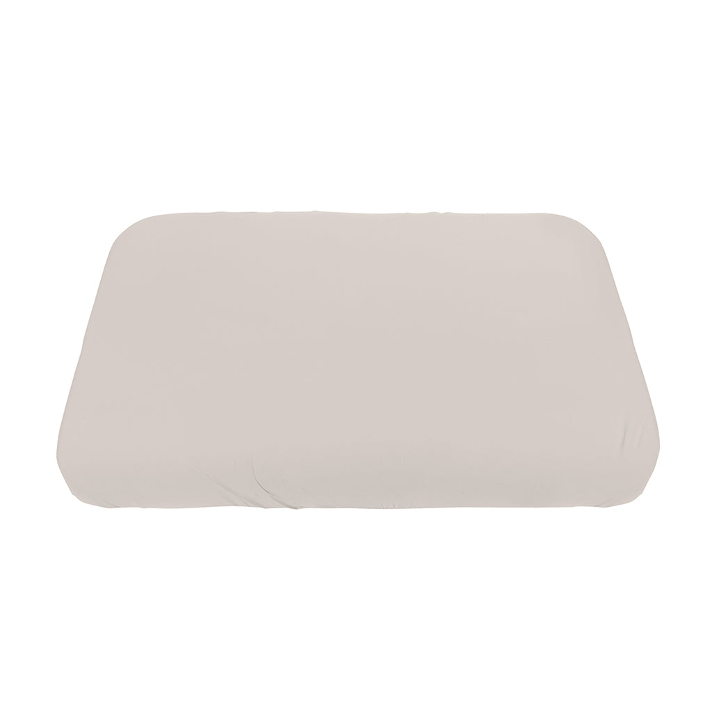 Sebra baby stretchlaken, økologisk - Seabreeze beige