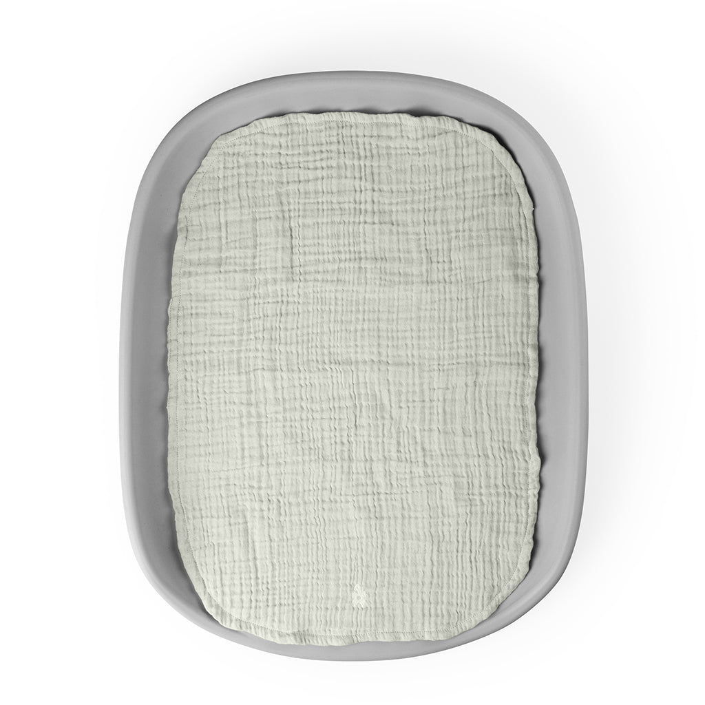 Sebra stelleunderlag 6-lag, 2 stk. - Muslin green