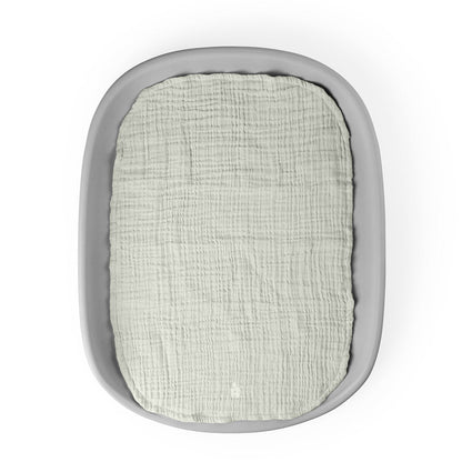 Sebra stelleunderlag 6-lag, 2 stk. - Muslin green