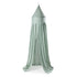 Sebra sengehimmel Cloud Dusty green, produktbillede af smukt tekstil