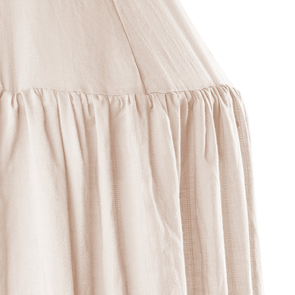 Sebra sengehimmel, dobbyvevd - Birchbark rose