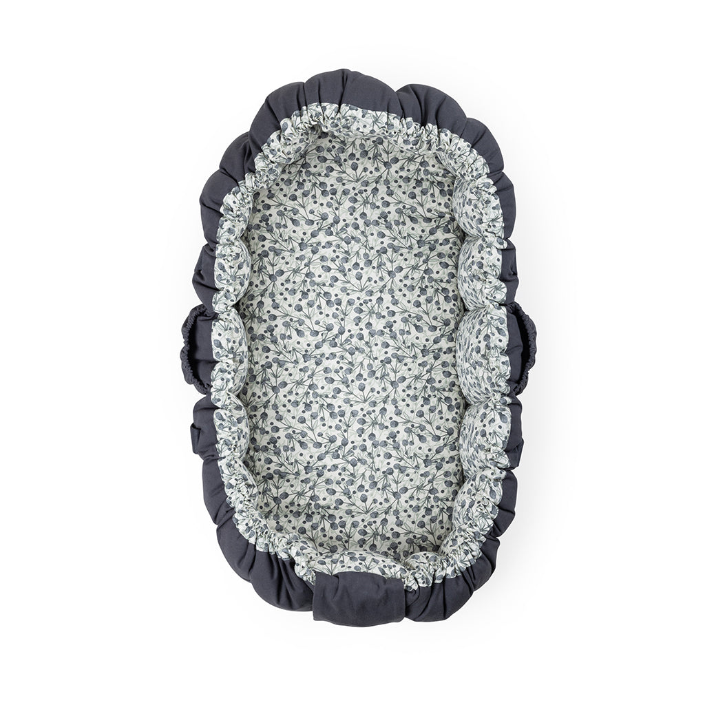 Sebra 3-i-1 Babynest - Blue Olive