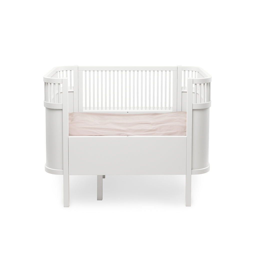 Sebra Seng Baby &amp; Junior - klassisk hvid