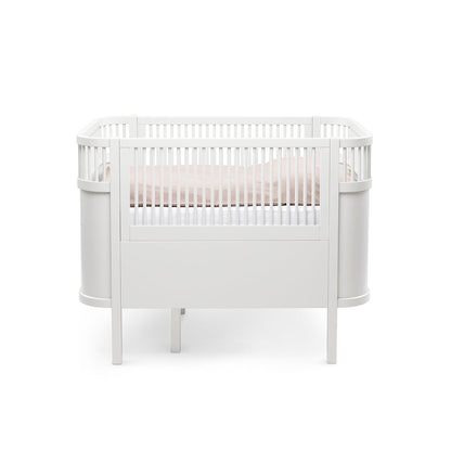 Sebra Seng Baby &amp; Junior - klassisk hvid