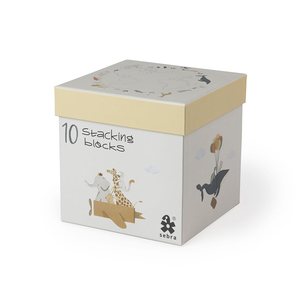 Sebra Stablekasser, 10 stk.