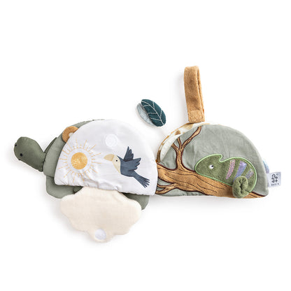 Sebra Stoff-aktivitetsbok, skilpadden Turbo