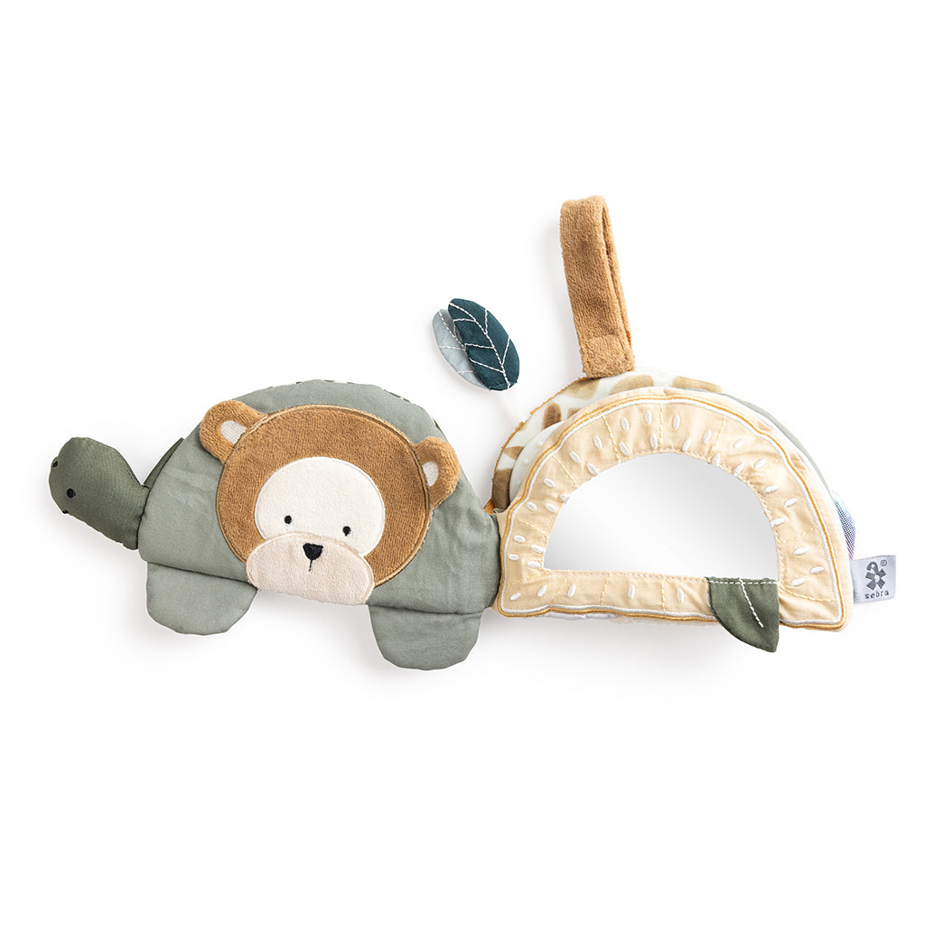 Sebra Stoff-aktivitetsbok, skilpadden Turbo