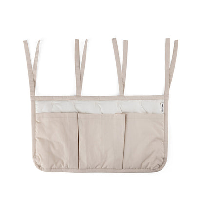 Sebra organizer m 3 lommer, Morning beige
