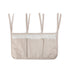 Sebra organizer m 3 lommer, Morning beige