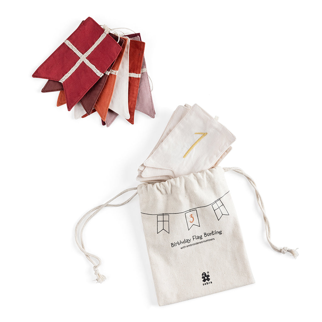 Sebra Flaggirlander, Bursdagslenke med tall 0-9