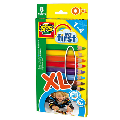 Fargeblyanter, Mine første fargeblyanter - 8 stk.