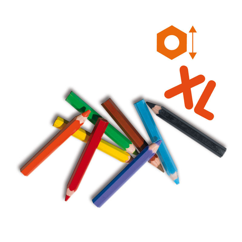 Fargeblyanter, Mine første fargeblyanter - 8 stk.