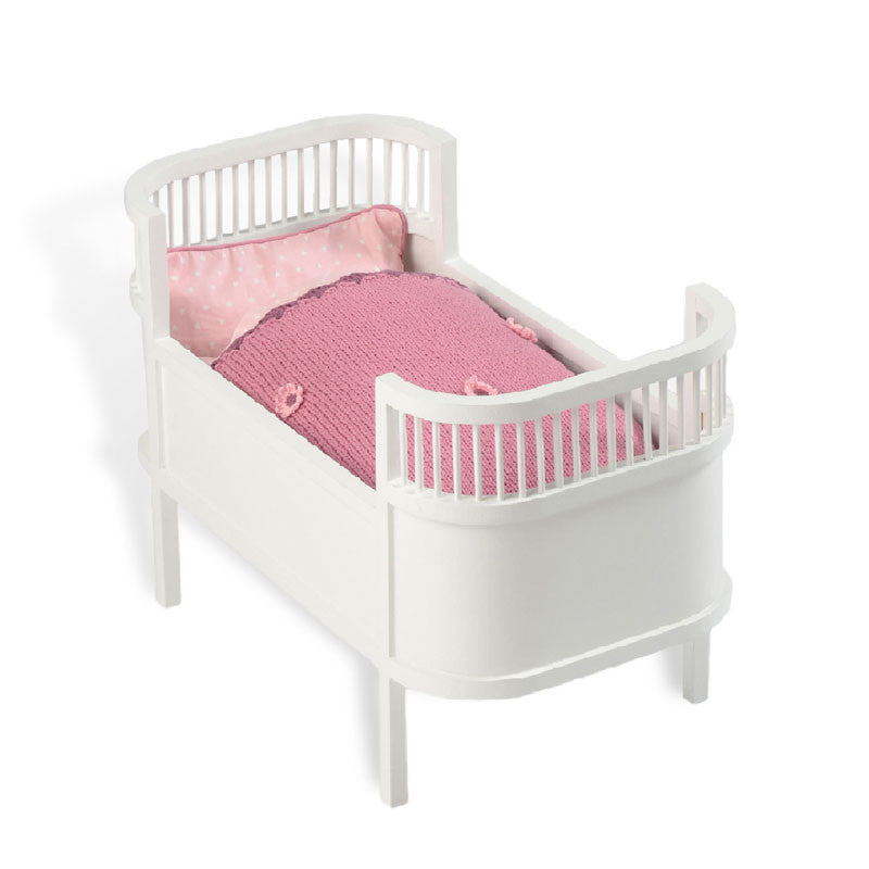 Smallstuff dukkeseng &quot;Rosaline&quot; i tre, hvit