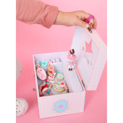 Djeco smykkeskrin m. musikk, Ballerina