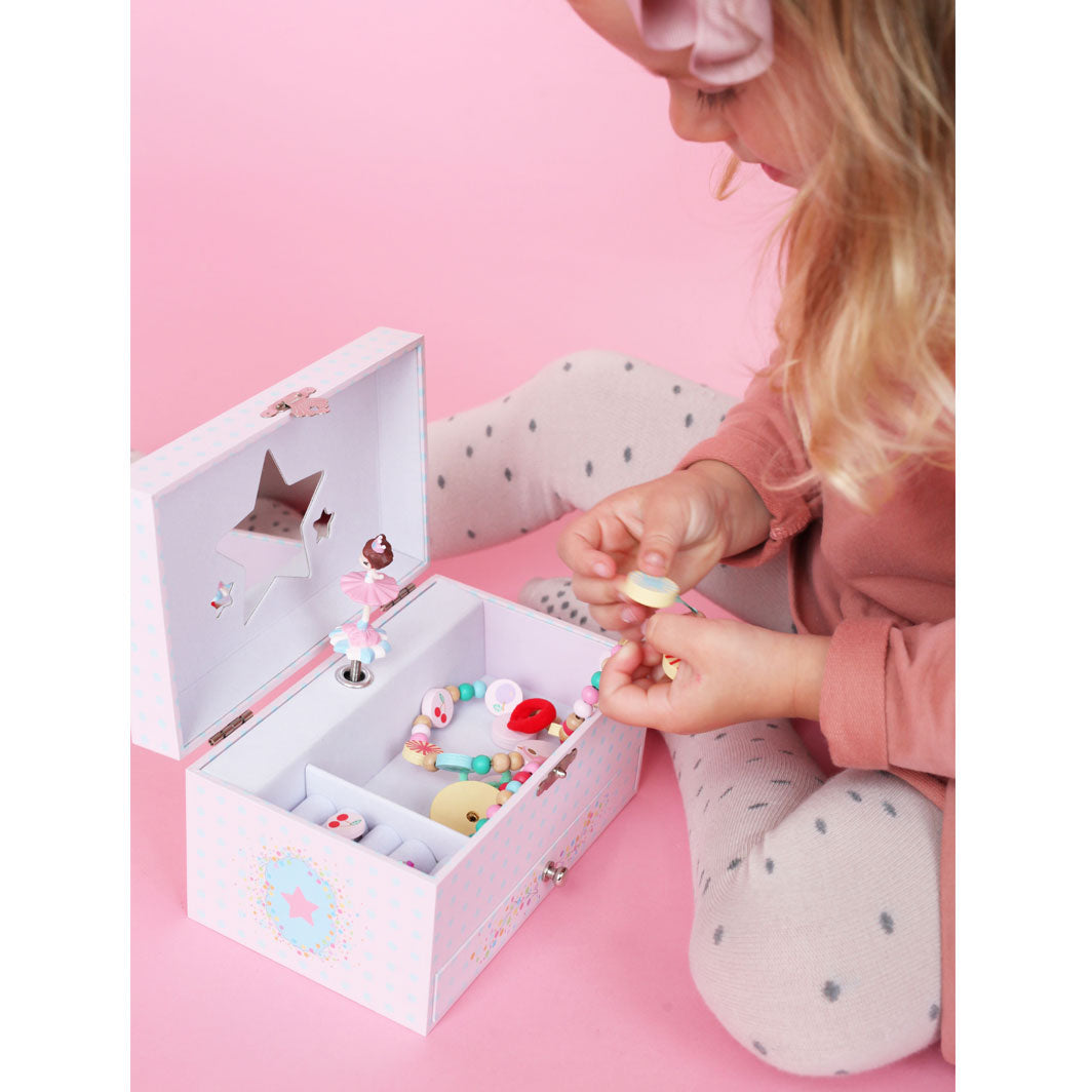 Djeco smykkeskrin m. musikk, Ballerina