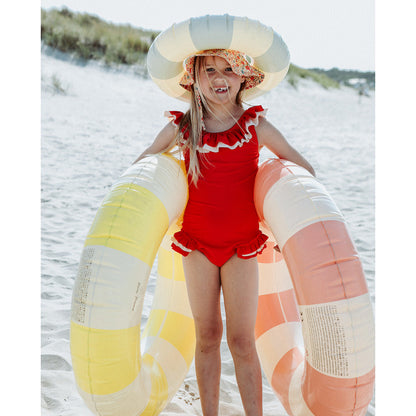 Konges Sløjd UV badedrakt, Cerise Barbados cherry - str. 92-134 cm