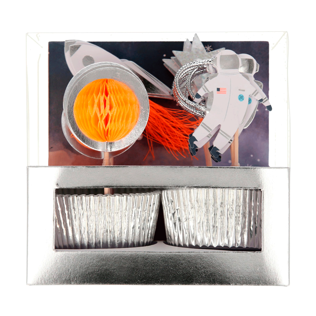 Meri Meri cupcakesett, Space