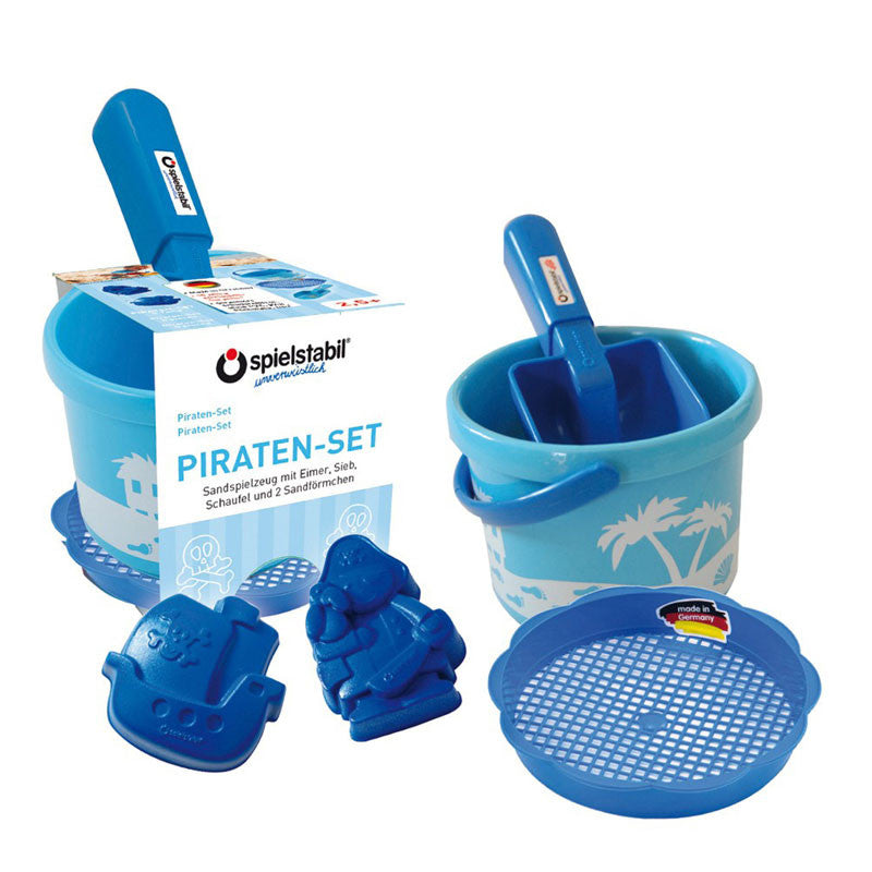 Sandleketøy, strandsett m. 5 deler - Pirate