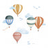 Mimi Lou wallsticker, Luftballoner