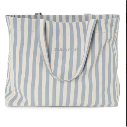 Studio Feder Hanna Totebag, Lyseblå stripe