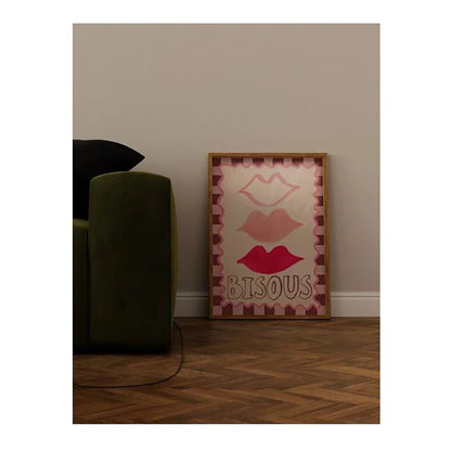 Studio Loco barneplakat, Bisous - 50 x 70 cm