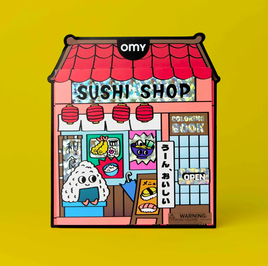 OMY fargebok, Coloring Boutique - Sushi Shop