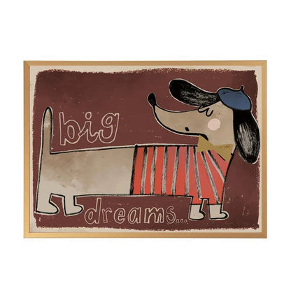 Studio Loco barneplakat, Teckel - A3