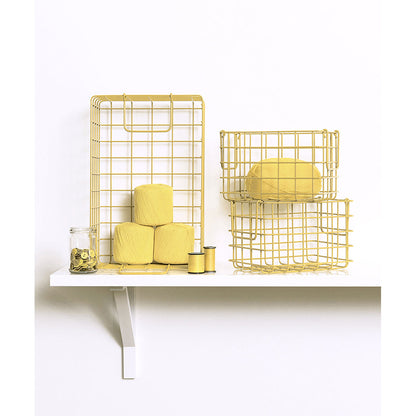 Mustard Made Baskets, sett med 3 trådkurver - Butter