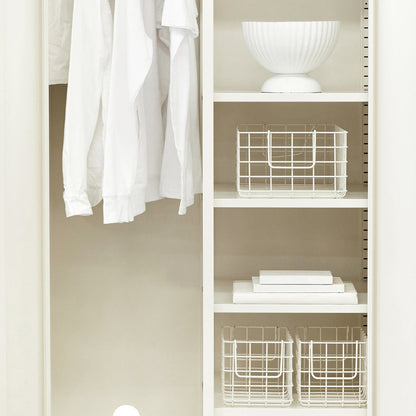 Mustard Made Baskets, sett med 3 trådkurver - Chalk