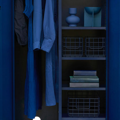 Mustard Made Baskets, sett med 3 trådkurver - Navy