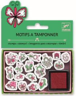 Djeco stempelsett, sommerfugler