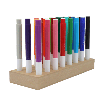 Tusjer UTEN trekloss, 24 farger