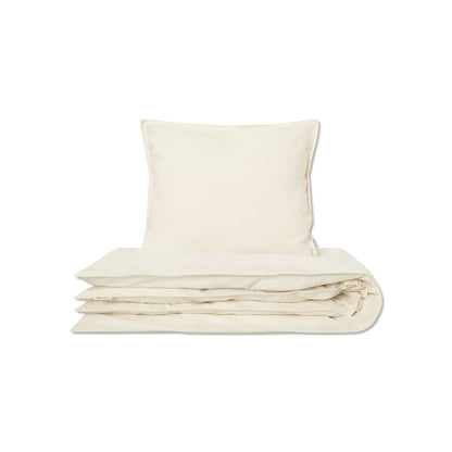 Studio Feder voksensengetøy, økologisk - Percale ivory XL